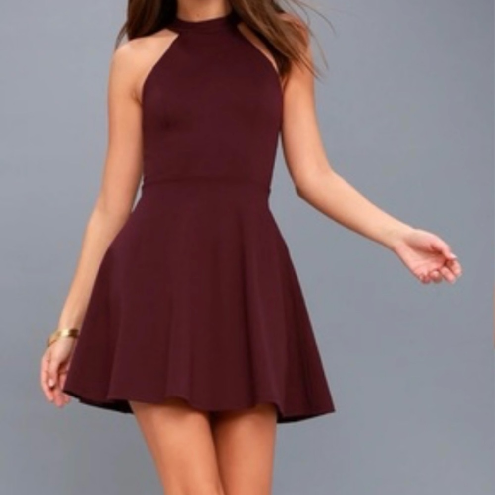 Beautiful plum color dress. BNWT size M